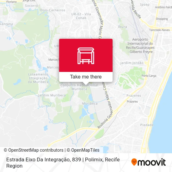 Mapa Estrada Eixo Da Integração, 839 | Polimix