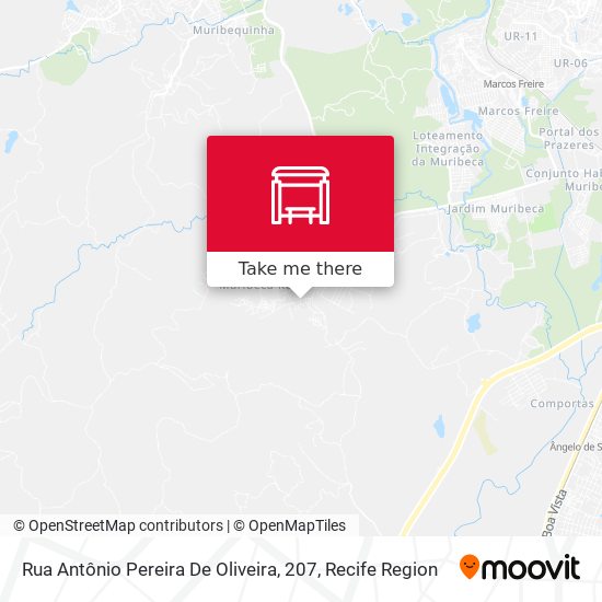 Rua Antônio Pereira De Oliveira, 207 map