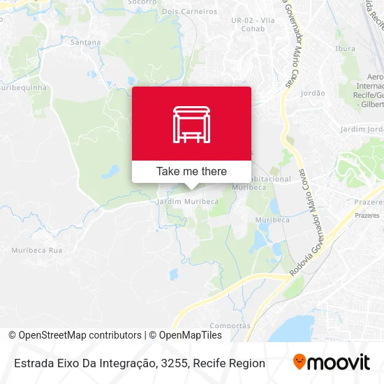 Estrada Eixo Da Integração, 3255 map