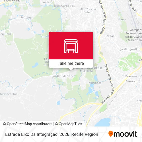 Estrada Eixo Da Integração, 2628 map