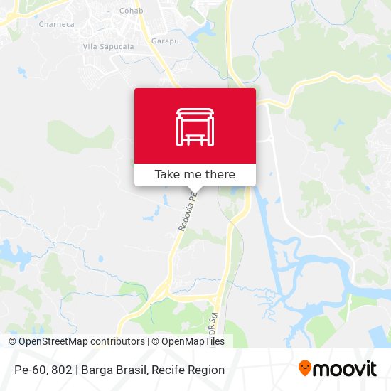 Pe-60, 802  | Barga Brasil map