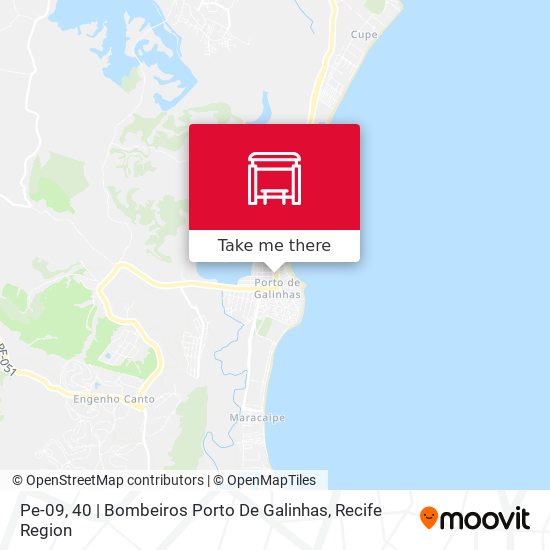 Pe-09, 40 | Bombeiros Porto De Galinhas map