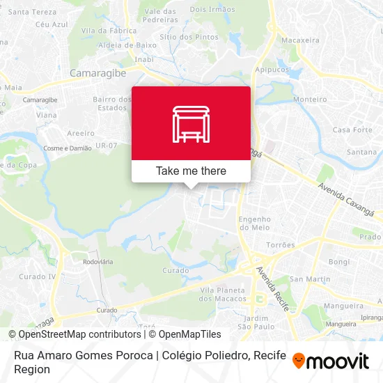 Rua Amaro Gomes Poroca | Colégio Poliedro map