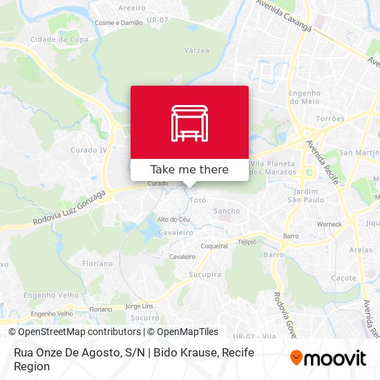 Rua Onze De Agosto, S / N | Bido Krause map