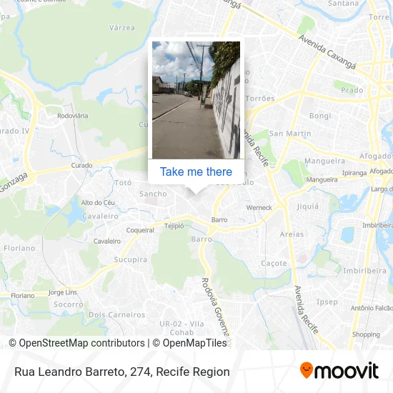 Rua Leandro Barreto, 274 map