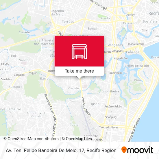 Av. Ten. Felipe Bandeira De Melo, 17 map