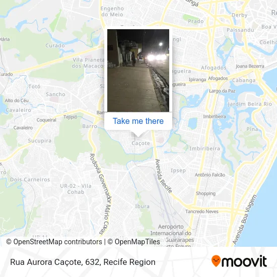 Rua Aurora Caçote, 632 map