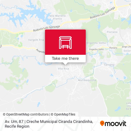 Av. Um, 87 | Creche Municipal Ciranda Cirandinha map
