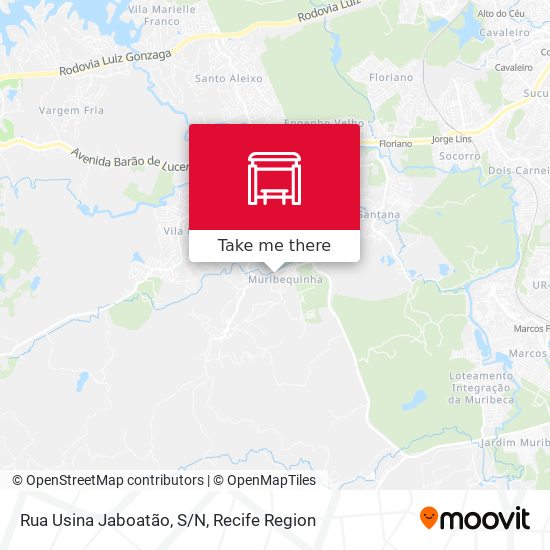 Rua Usina Jaboatão, S/N map