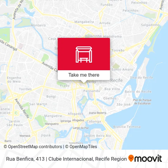 Rua Benfica, 413 | Clube Internacional map