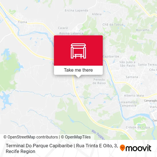 Terminal Do Parque Capibaribe | Rua Trinta E Oito, 3 map