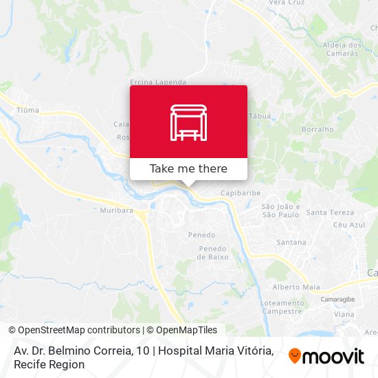 Av. Dr. Belmino Correia, 10 | Hospital Maria Vitória map