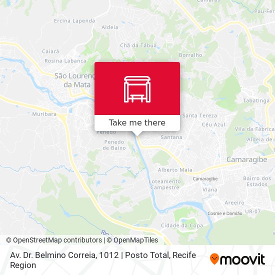 Av. Dr. Belmino Correia, 1012 | Posto Total map