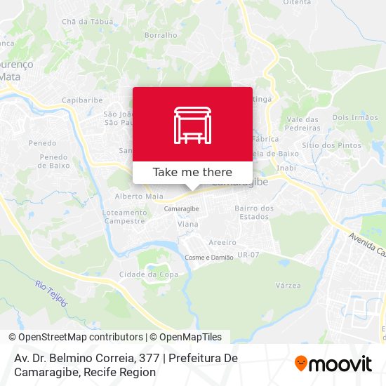 Av. Dr. Belmino Correia, 377 | Prefeitura De Camaragibe map