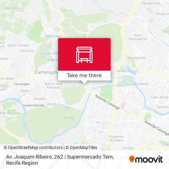 Av. Joaquim Ribeiro, 262 | Supermercado Tem map