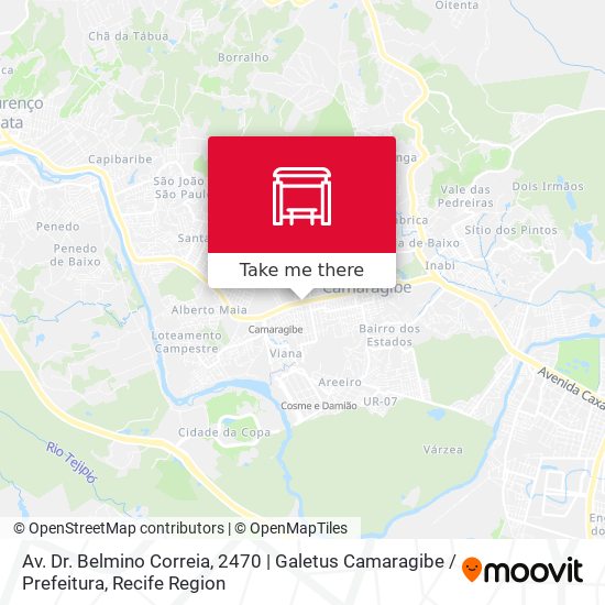 Av. Dr. Belmino Correia, 2470 | Galetus Camaragibe / Prefeitura map