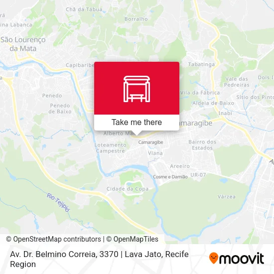 Av. Dr. Belmino Correia, 3370 | Lava Jato map