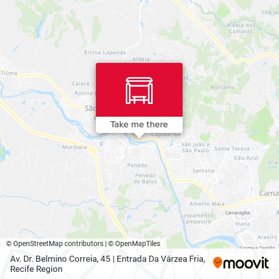 Av. Dr. Belmino Correia, 45 | Entrada Da Várzea Fria map