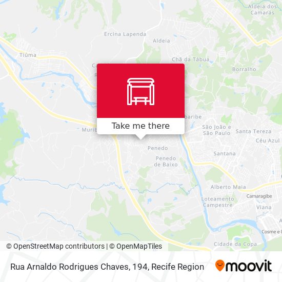 Rua Arnaldo Rodrigues Chaves, 194 map