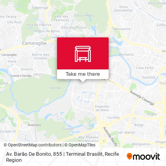 Mapa Av. Barão De Bonito, 855 | Terminal Brasilit