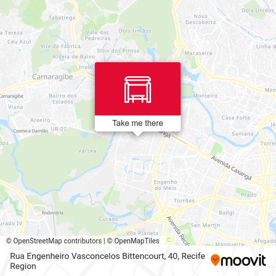 Rua Engenheiro Vasconcelos Bittencourt, 40 map