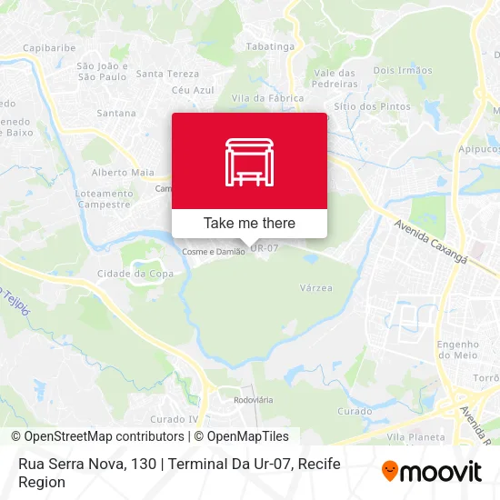 Rua Serra Nova, 130 | Terminal Da Ur-07 map