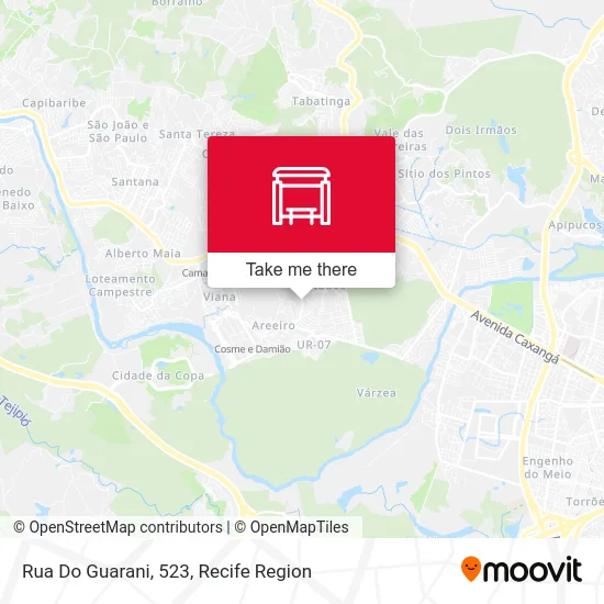 Rua Do Guarani, 523 map
