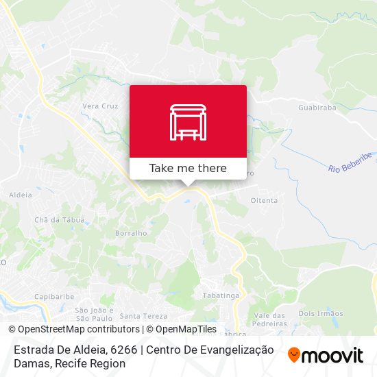 Mapa Estrada De Aldeia, 6266 | Centro De Evangelização Damas