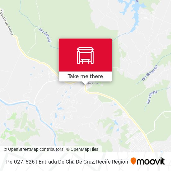 Pe-027, 526 | Entrada De Chã De Cruz map