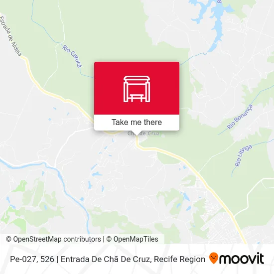 Pe-027, 526 | Entrada De Chã De Cruz map