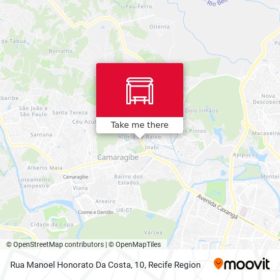 Rua Manoel Honorato Da Costa, 10 map
