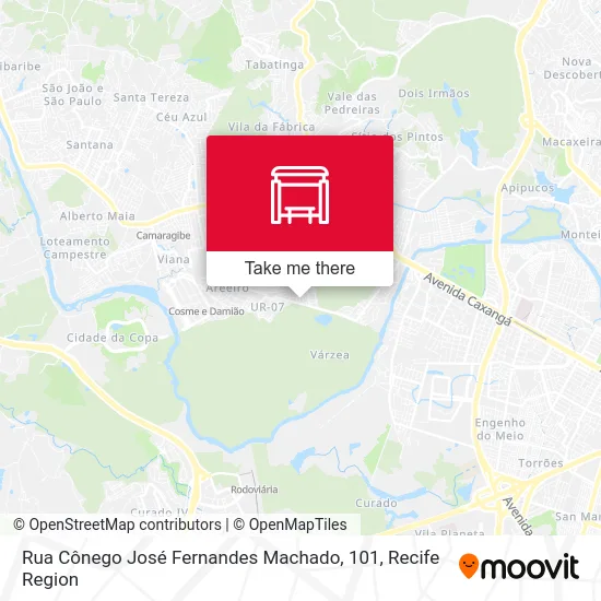 Rua Cônego José Fernandes Machado, 101 map