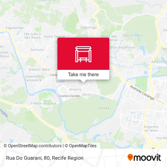 Rua Do Guarani, 80 map
