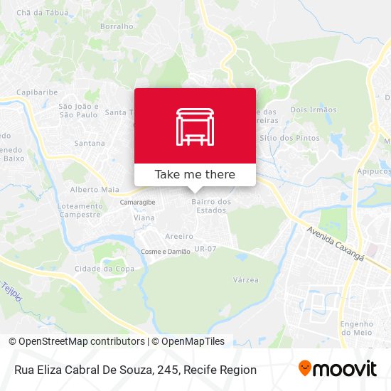 Rua Eliza Cabral De Souza, 245 map