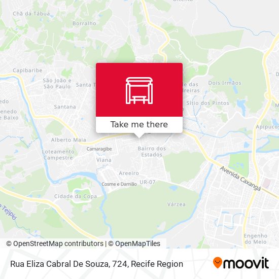 Rua Eliza Cabral De Souza, 724 map