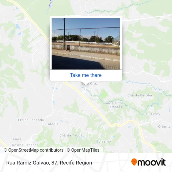 Mapa Rua Ramiz Galvão, 87