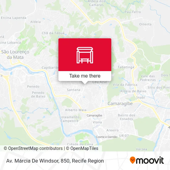 Av. Márcia De Windsor, 850 map