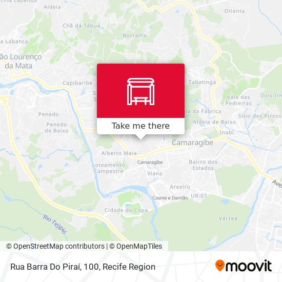 Rua Barra Do Piraí, 100 map