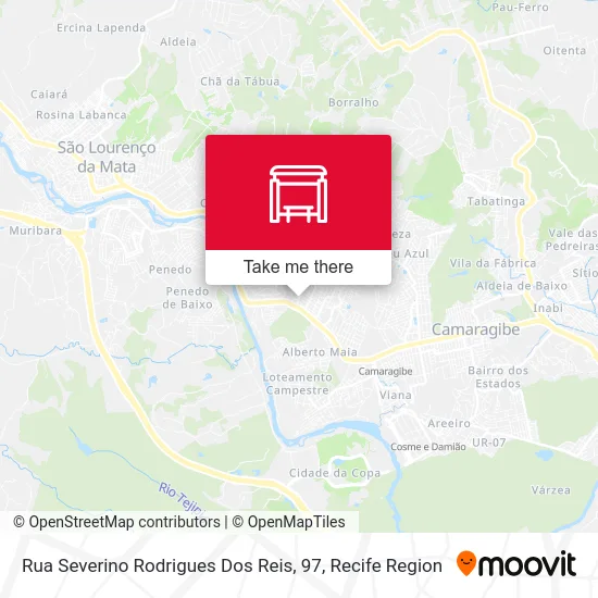 Rua Severino Rodrigues Dos Reis, 97 map