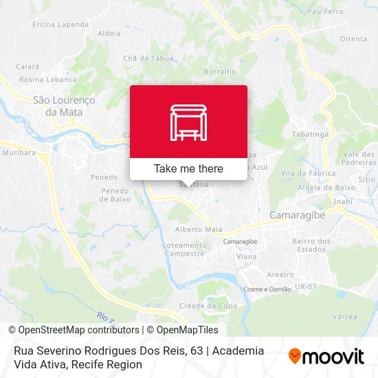Rua Severino Rodrigues Dos Reis, 63 | Academia Vida Ativa map