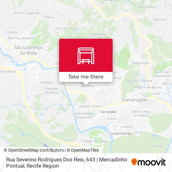 Rua Severino Rodrigues Dos Reis, 643 | Mercadinho Pontual map