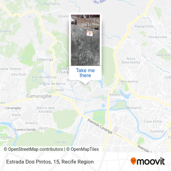 Estrada Dos Pintos, 15 map