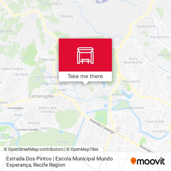 Estrada Dos Pintos | Escola Municipal Mundo Esperança map