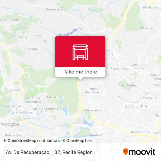 Mapa Av. Da Recuperação, 132