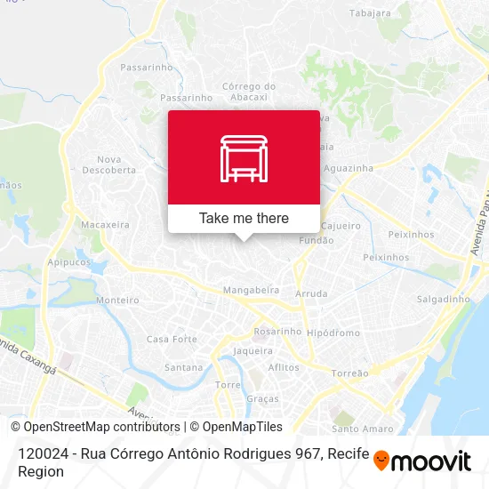 120024 - Rua Córrego Antônio Rodrigues 967 map