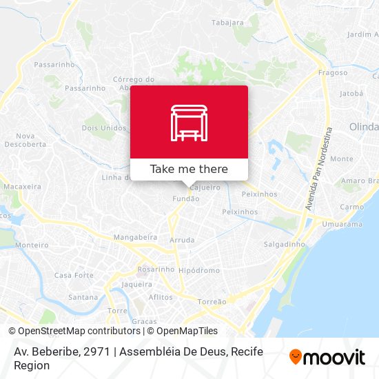 Av. Beberibe, 2971 | Assembléia De Deus map