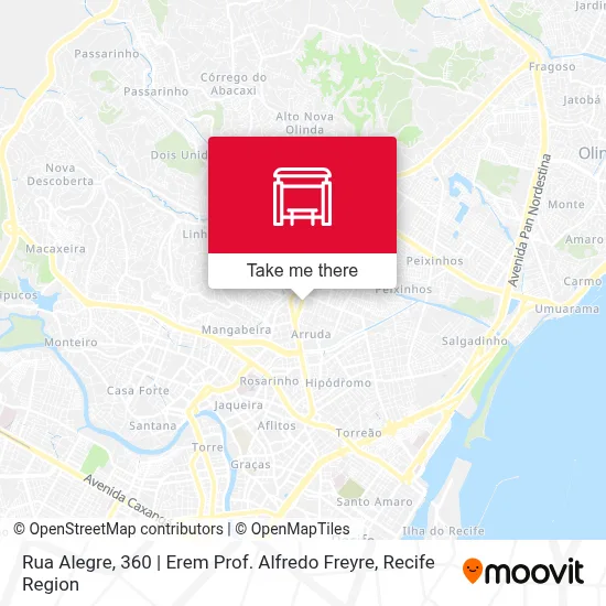 Rua Alegre, 360 | Erem Prof. Alfredo Freyre map