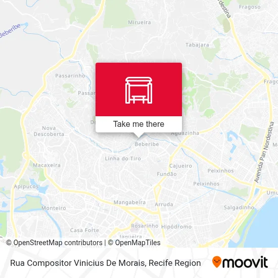 Rua Compositor Vinicius De Morais map