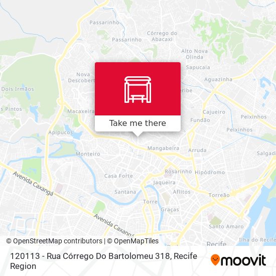 120113 - Rua Córrego Do Bartolomeu 318 map