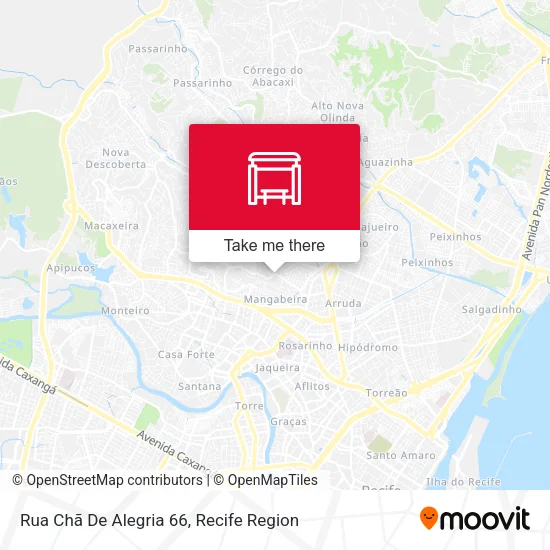 Rua Chã De Alegria 66 map